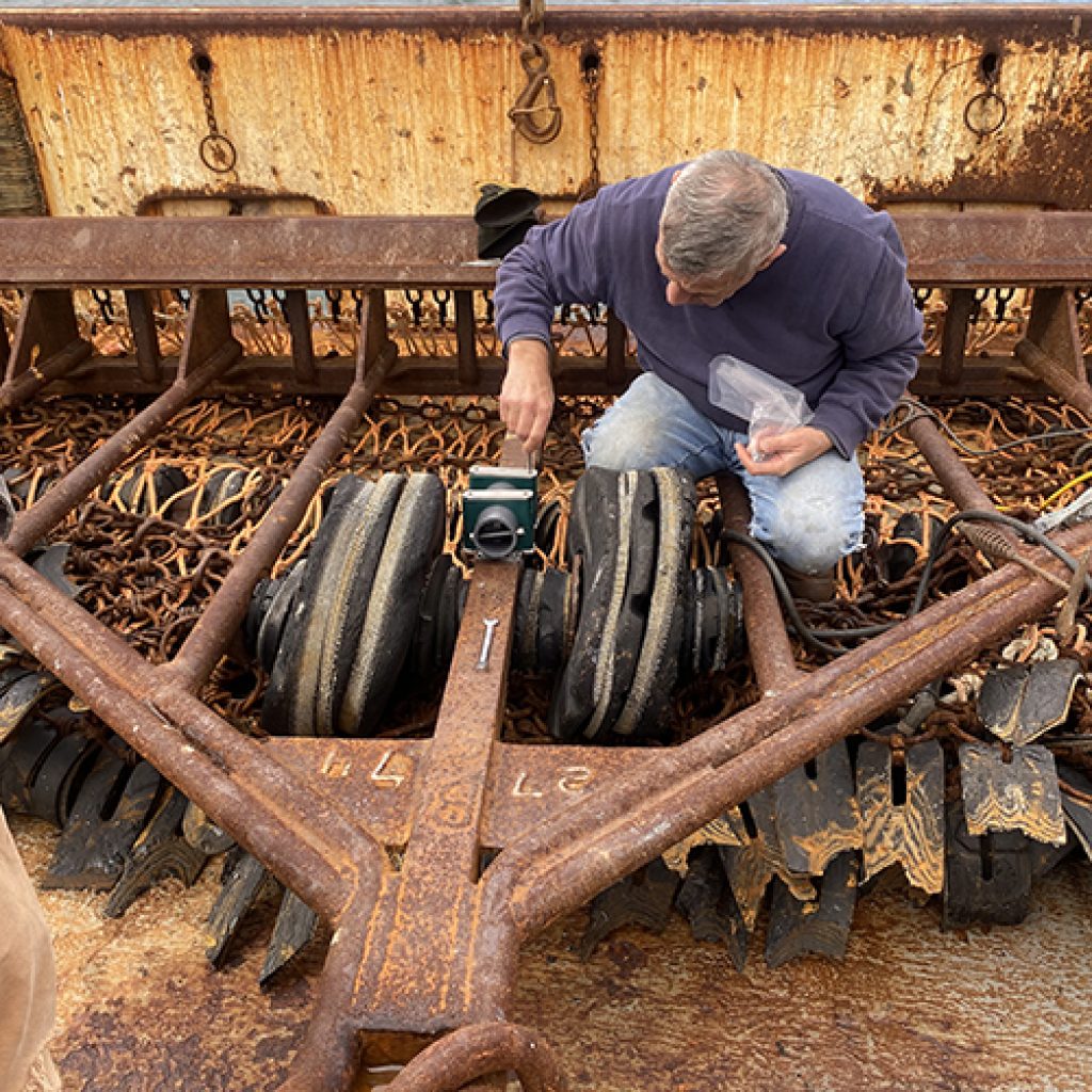 emolt sensor on scallop dredge